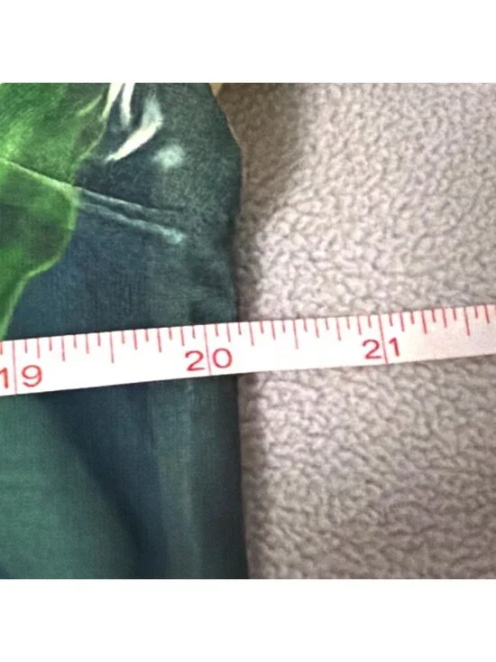 Laura Scott Womens XL Floral Jungle Print Rhinestone Short Sleeve Top Resort - Picture 5 of 6